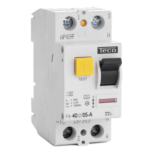[/F940205A] Diff. schak. Teco 2P 40A 500mA Type A
