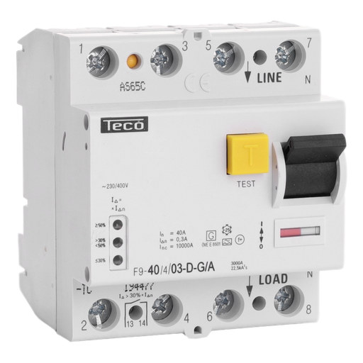 [/F940403DGA] Inter. diff. Teco 4p 40A 300mA Dig. Type A