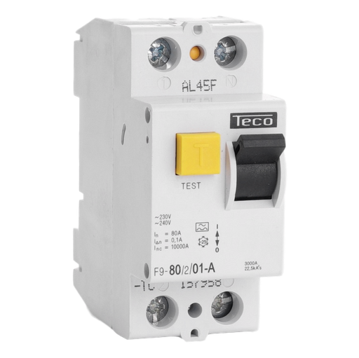 [/F980201A] Residual current circuit breaker TC 2P 80A 100mA type A
