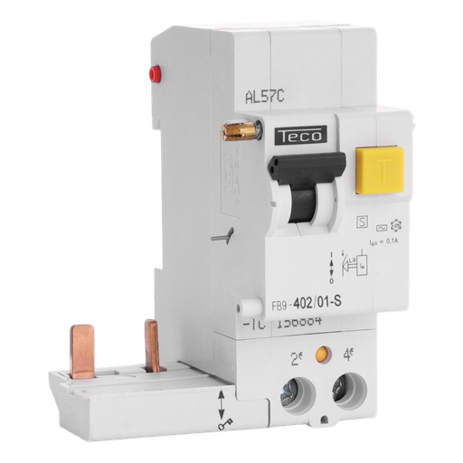 [/FB940201S] Blockdifferenzialschalter Teco 2P 40A 100mA Type S-AC
