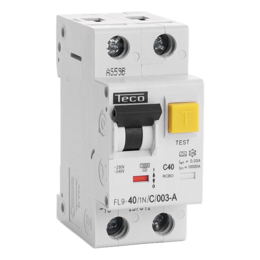 [/FL9401NC003A] Diff. aut. Teco 1N 40A Courbe C Type A 30mA