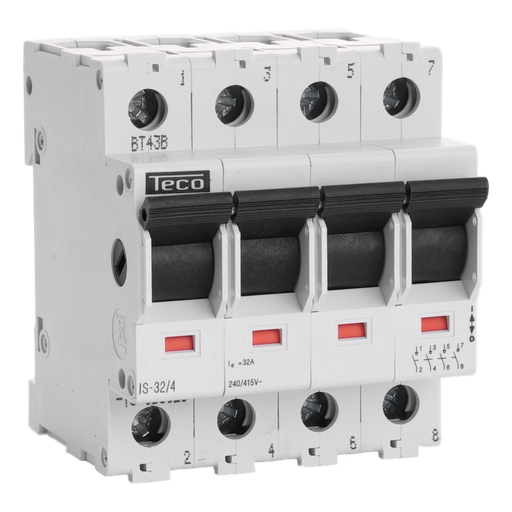 [/IS324] Scheiderschakelaar Teco 4P 32A