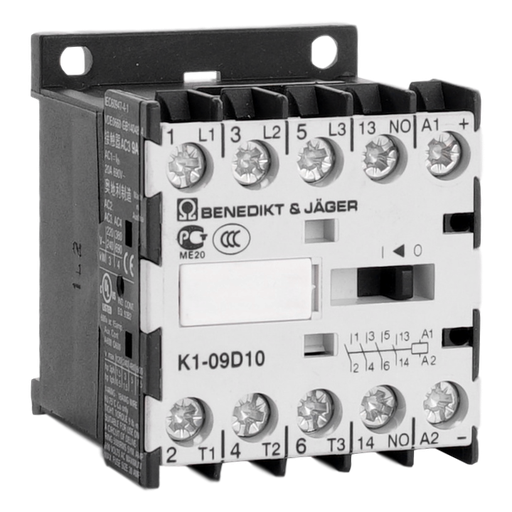 [/K109D1024] Mini-Industrieschütz 4kW 3~400V 24V 50/60Hz