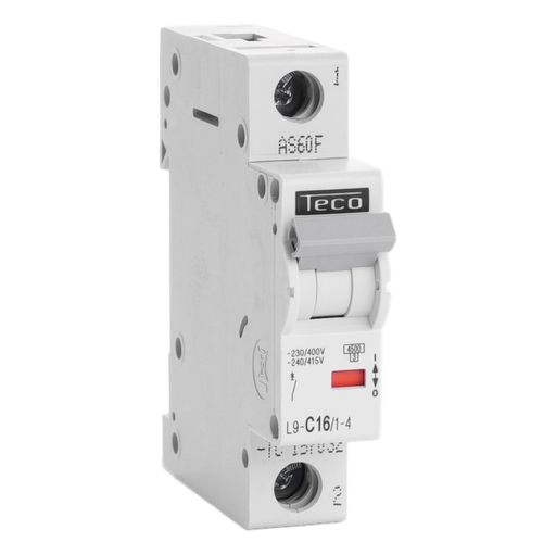 [/L9C1614] Sicherungsautomat Teco 1P 16A 4,5kA Kurve C
