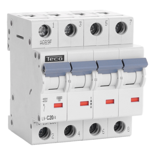 [/L9C204] MCB TC 4P 20A 10kA Curve C
