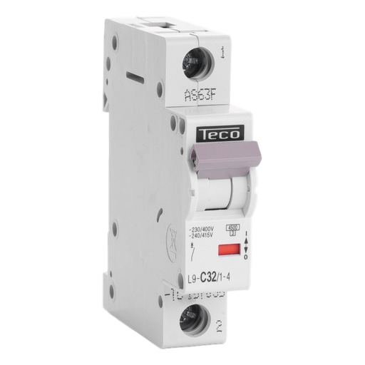 [/L9C3214] Sicherungsautomat Teco 1P 32A 4,5kA Kurve C