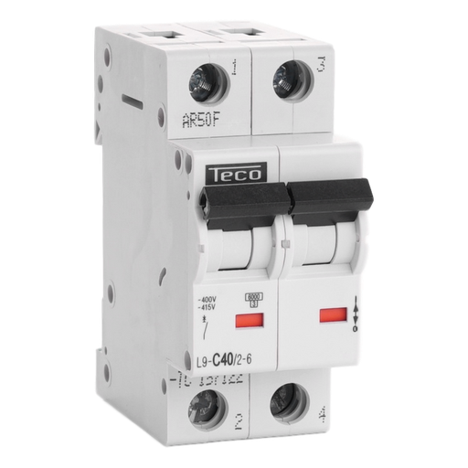[/L9C4026] Sicherungsautomat Teco 2P 40A 6kA Kurve C