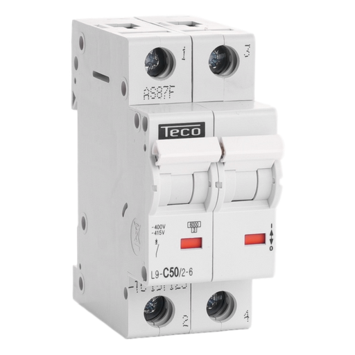 [/L9C5026] Sicherungsautomat Teco 2P 50A 6kA Kurve C