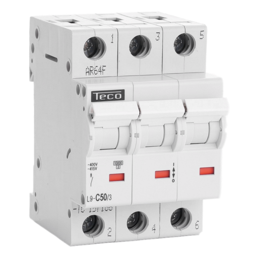 [/L9C503] Sicherungsautomat Teco 3P 50A 10kA Kurve C