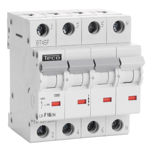 [/L9F163N] Disjoncteur Teco 3N 16A Courbe F NBN C 61142
