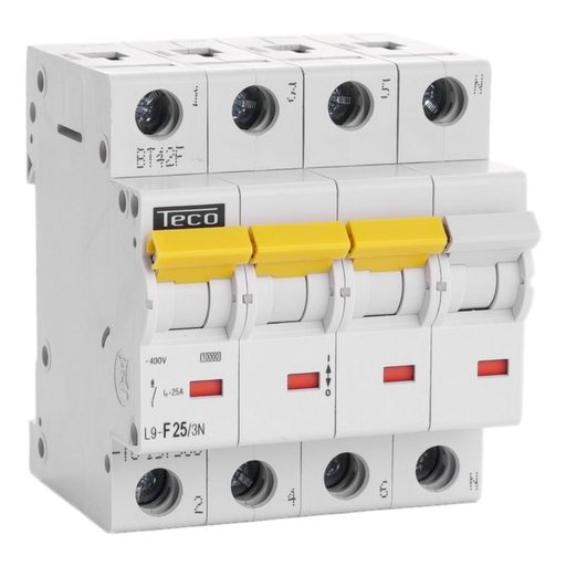[/L9F253N] Disjoncteur Teco 3N 25A Courbe F NBN C 61142
