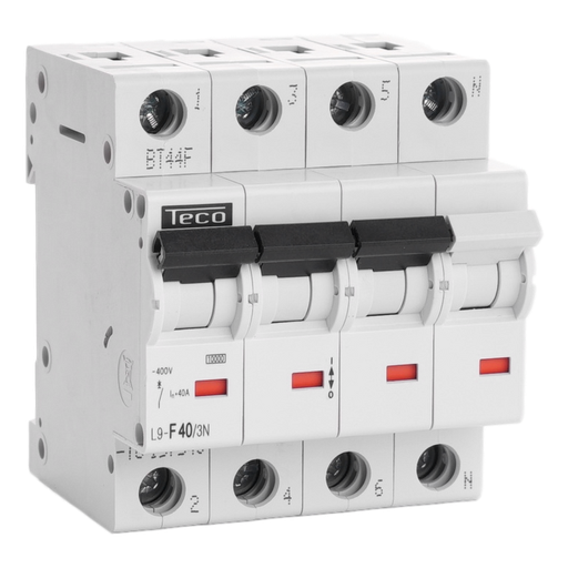 [/L9F403N] Automaat Teco 3N 40A  Curve F NBN C 61142