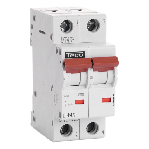 [/L9F42] Automaat Teco 2P 4A Curve F NBN C 61142