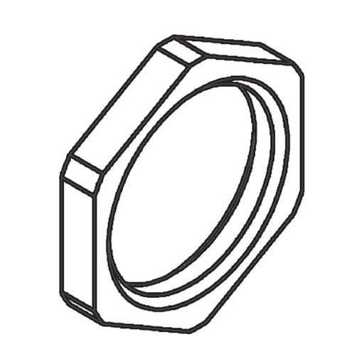 [/LCEM75] Tegenmoer messing M75