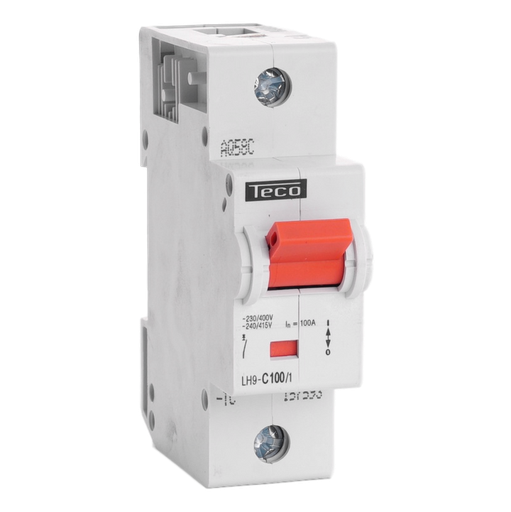 [/LH1001C] Sicherungsautomat Teco 1P 100A 20kA Kurve C