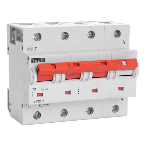 [/LH1003NC] Automaat Teco 3N 100A 20kA Curve C