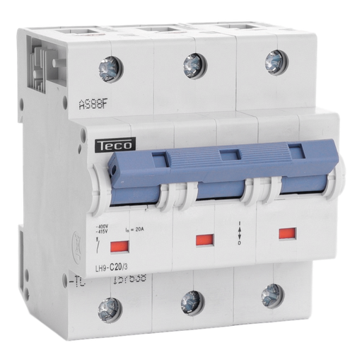 [/LH203C] Disjoncteur Teco 3P 20A 25kA Courbe C
