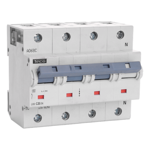 [/LH203NC] Sicherungsautomat Teco 3N 20A 25kA Kurve C