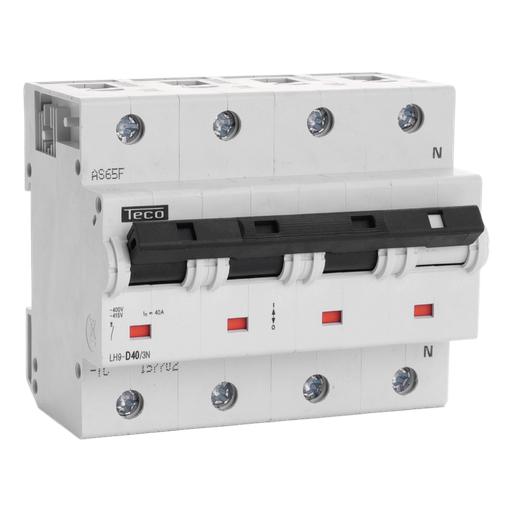 [/LH403ND] Disjoncteur Teco 3N 40A 25kA Courbe D