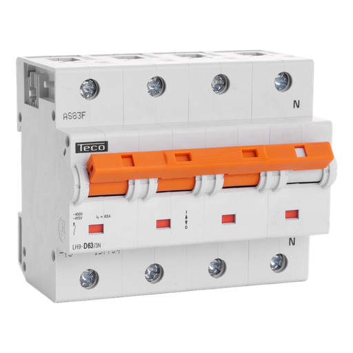 [/LH633ND] Disjoncteur Teco 3N 63A 25kA Courbe D
