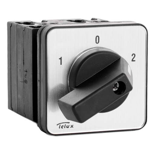 [/M10HEU3G2] Wisselcontact 3P 20A I-0-II zwarte hedel 4 schr. bevest