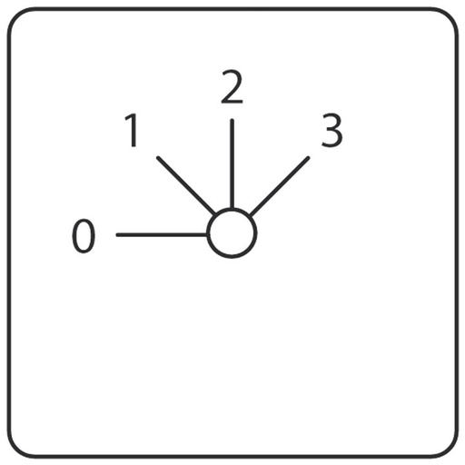 [/M10HSMAST031] Wechselschalter 0-1-2-3
