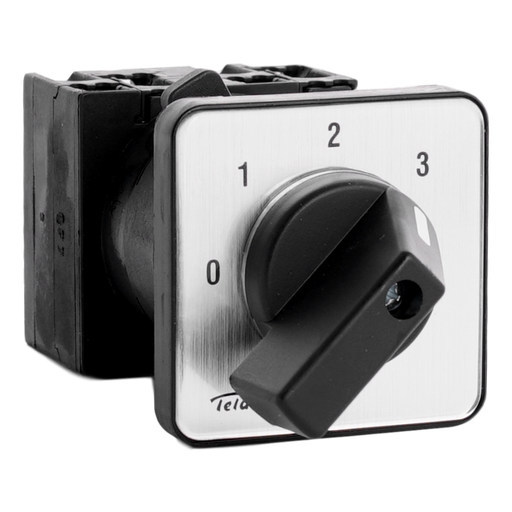 [/M10HZST031G2] Wechselschalter 0-1-2-3 (22.5mm) 1 Pol. 20A