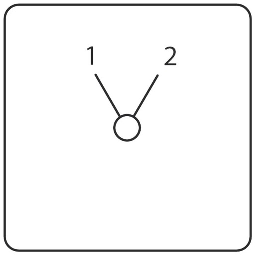 [/M10HZW2G2] Changeover switch 2-pole without off
