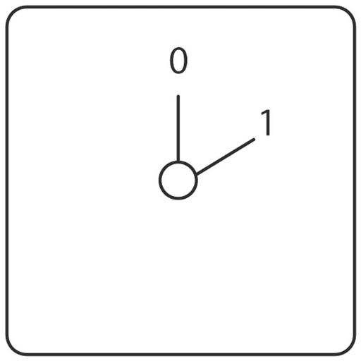 [/M20EA2G2] Schakelaar On-Off 24 schroeven bevest. zwarte hendel