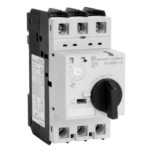 [/M432R16] Motorbeveiligingschak. Instelb.: 1,0-1,6A 100kA