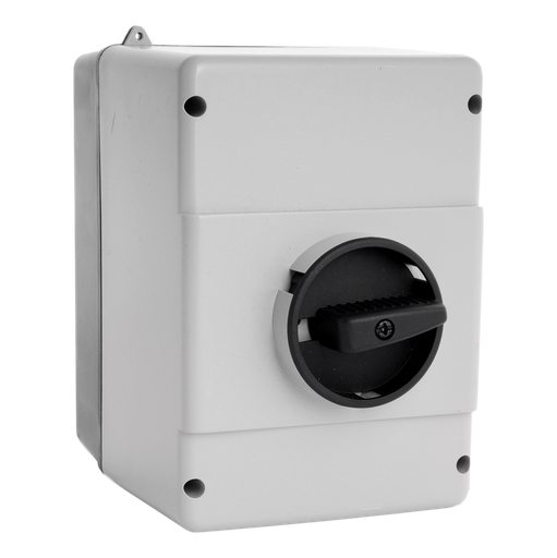 [/M432RPFH4] Gehäuse IP65 für Leistungsschalter M4 32R Schwarz/Grau