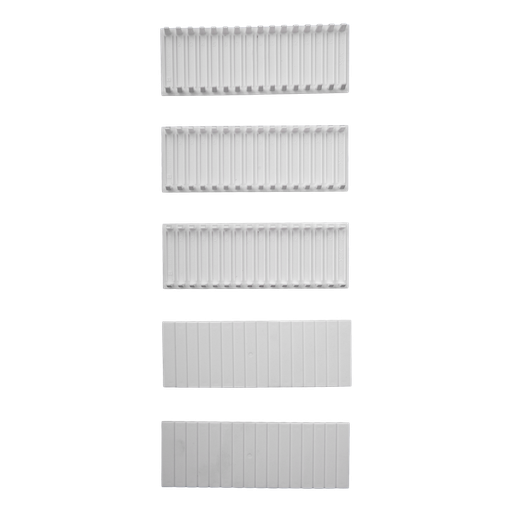 [/MDC00S10] Modulaire afdekstrip Conexbox (5 stuks 16 halve modules)