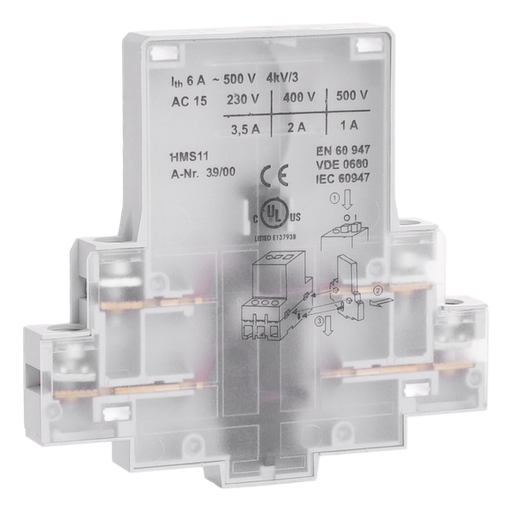 [/MU25APS11] Hulpcontactblok 1NO + 1NC for lateral mounting