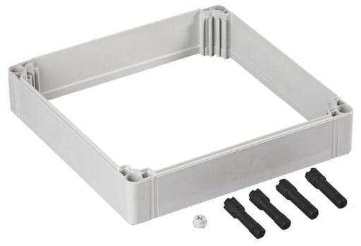 [/OPCP202006E] Cubo O IP65 Erweiterungsrahmen 200x200x55 Seite Voll