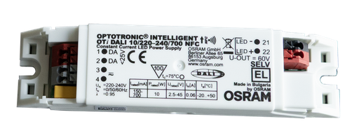 [/OTI10DALI300MA] OSRAM 10W DALI driver 300mA + anti-tract.
