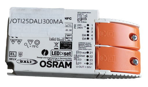 [/OTI25DALI300MA] OSRAM 25W DALI driver 300mA + anti-tract.
