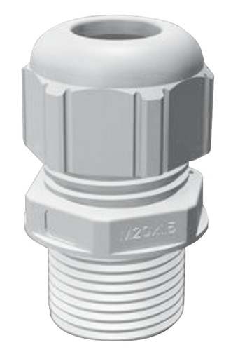 [/P68M20LT] Kunststof wartel  IP68chroefdraad: 20mm-15mm