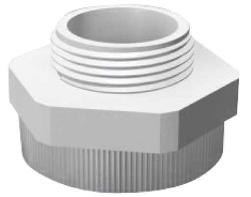 [/PAUM20M25] Kunststof verhoger schroefdraad: 20mm-25mm