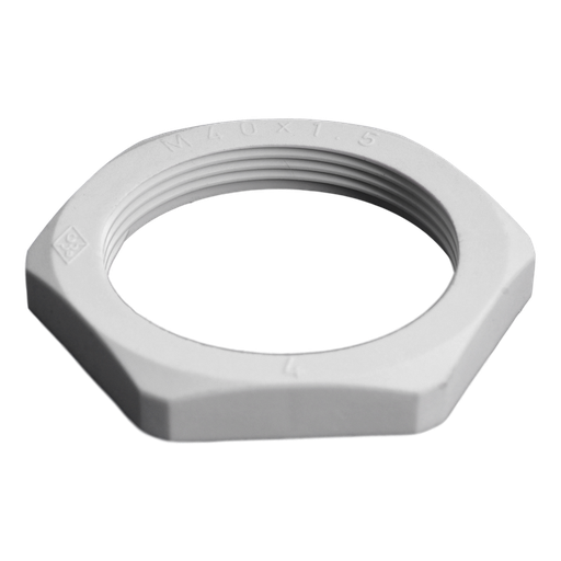[/PCEM40] Kunststof tegenmoer schroefdraad: 40mm