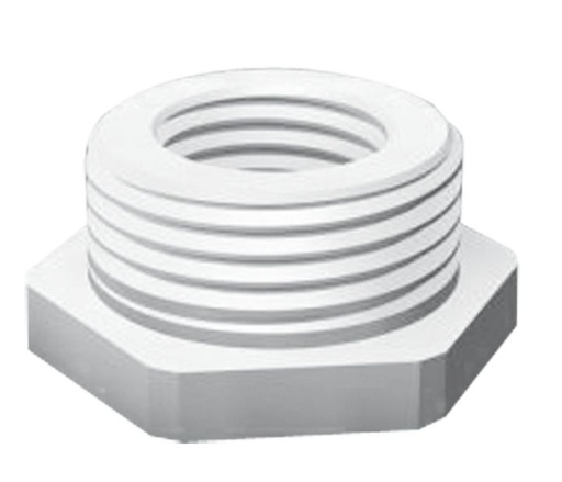 [/PREM20M12] Kunststof reductie schroefdraad: 20mm-12mm