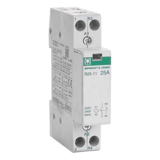 [/R2511230] Modularschalter B&J 1S. + 1Ö. 25A 220-240V 50Hz