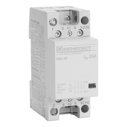 [/R254024VM] Modularschalter B&J 4S.  25A 24VAC/DC