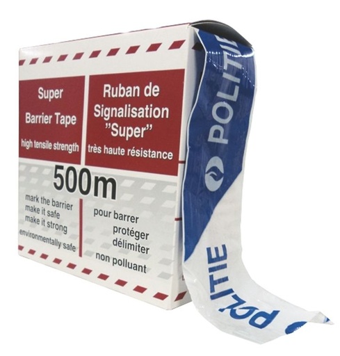 [/RBA6610] Zelfklevend verwittigingsband  Zwart/Geel 60 mm 66m