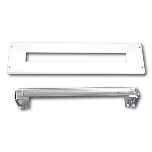 [/S168M150W] kit rails DIN 168 mod. avec plastrons métal. 150mm