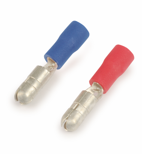 [/SOFACM-2.5] Rondstekker, blauw, 2.5mm²,