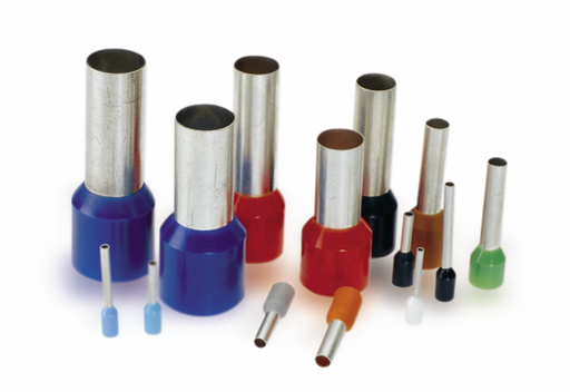 [/SOFAPF-10.00D] Geisoleerde adereindhuls 10mm² rood L=12mm