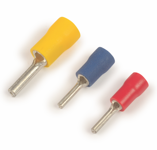 [/SOFAPL-1.5] Geïsoleerde stiftkabelschoen, rood, 1.5mm²