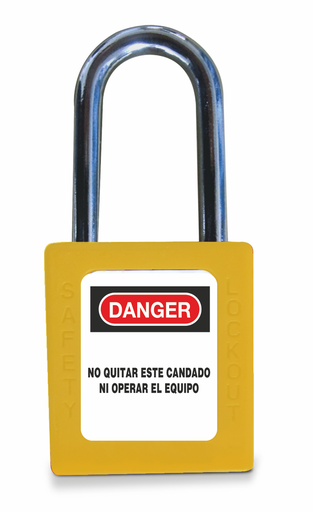 [/SOFC/ABS-38AM] Cadenas de sécurité ABS jaune