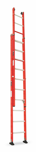 [/SOFEF/E-4108] Tweedelige manuele schuifladder, 2x8 sporten