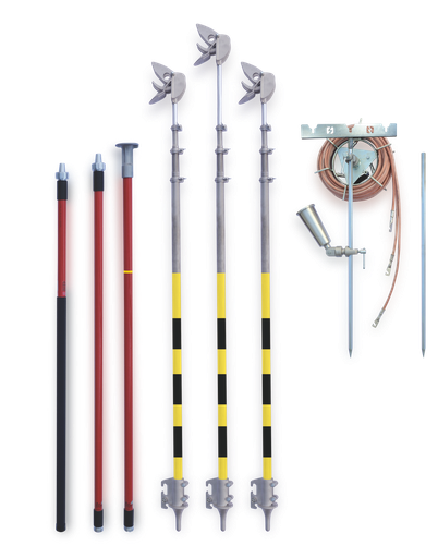 [/SOFERLAIN-4/10] Earthing equipment for overhead lines 8KA/1s